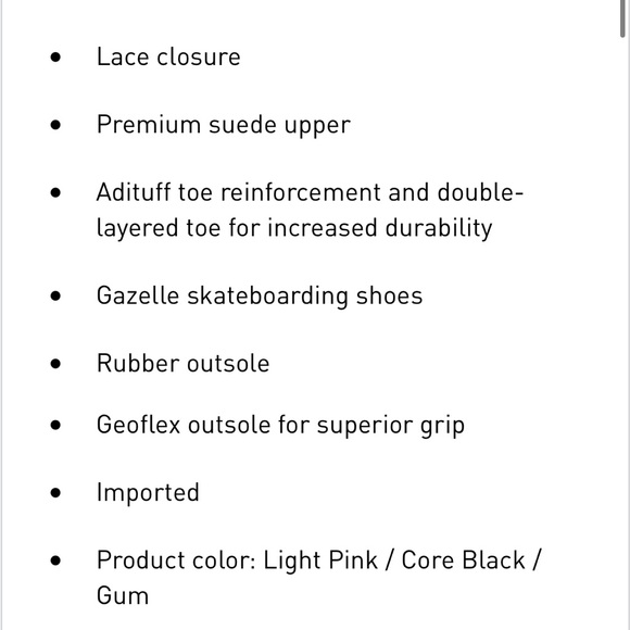 New Adidas Gazelle Pink Black 8 10 - Picture 13 of 14